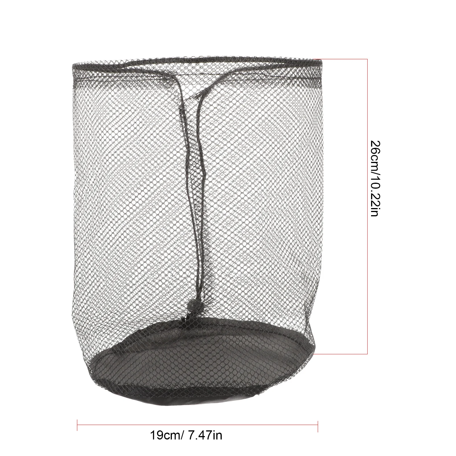 4 Pcs Logo Dish Net Bag Cone Mesh Bags Small Drawstring Fashion Conical Carrier Oxford Cloth with Storage Travel