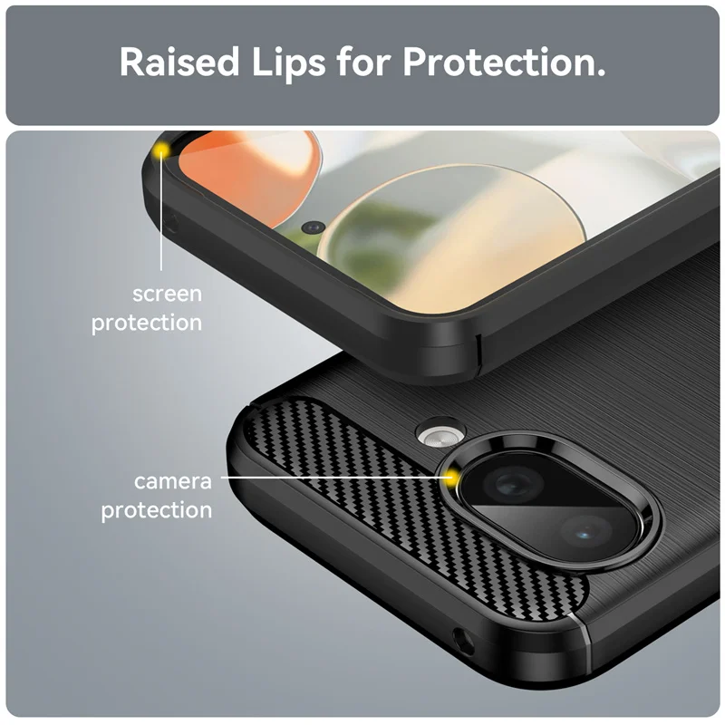 สําหรับ Google Pixel 9a สําหรับ Google Pixel 9a ฝาครอบซิลิโคนกันกระแทกแปรง TPU ป้องกันเคสโทรศัพท์สําหรับ Google Pixel 9a