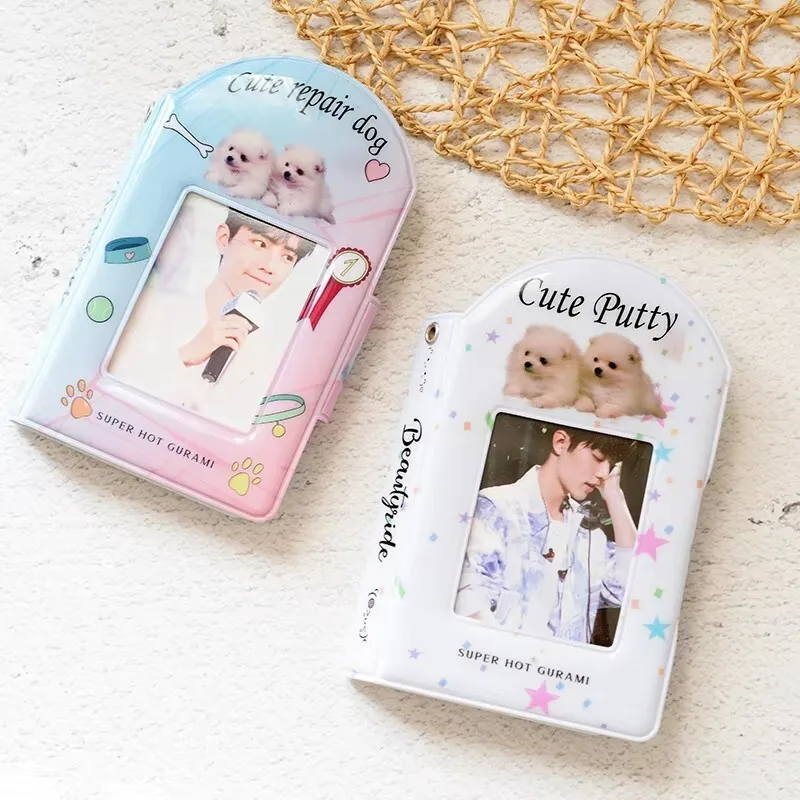 Cute Dog 3 Inch Photo Card Card Book Idol Album Postcard Organizer Booklet Collector Card Lomo Card Photocards Holder