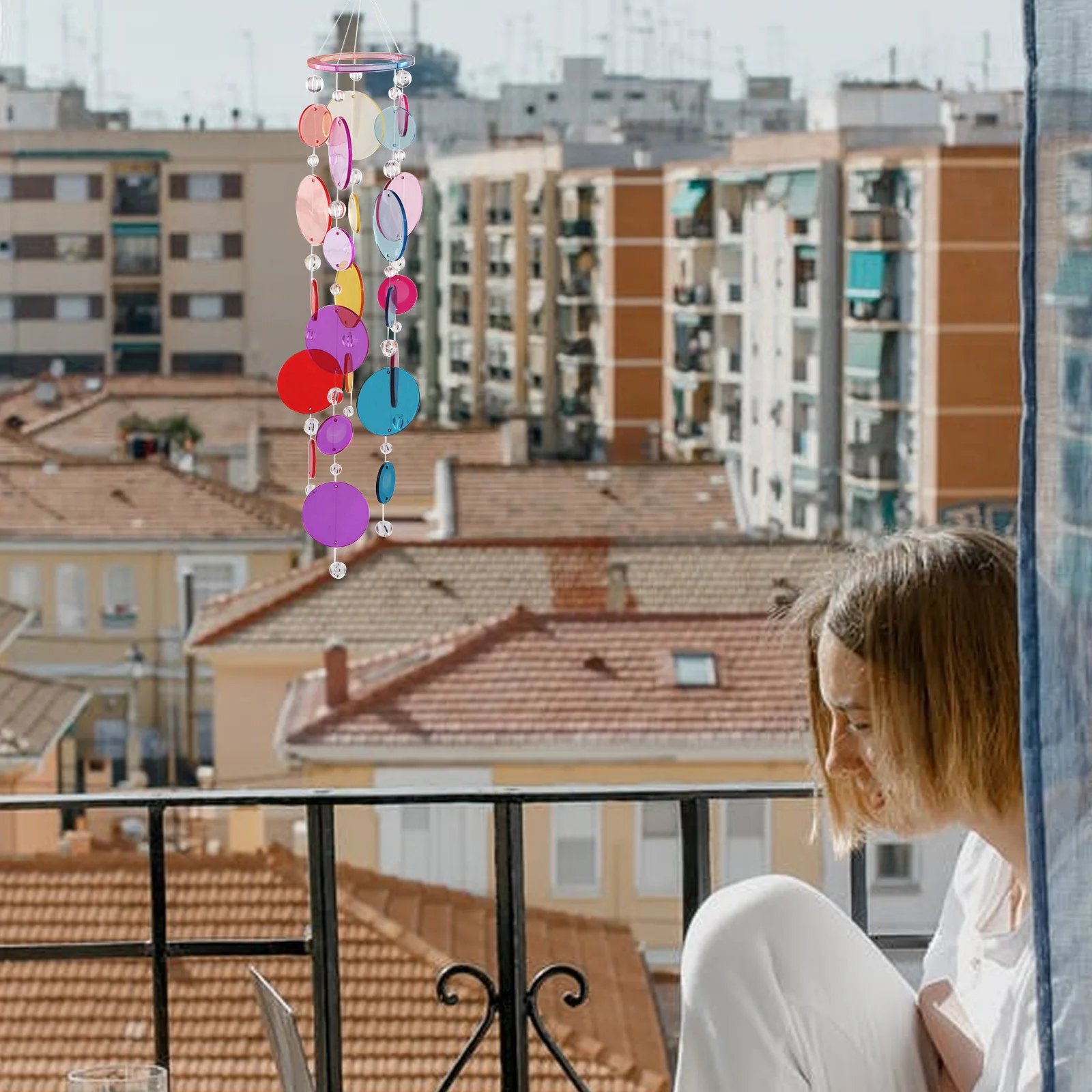 1 مجموعة 1 مجموعة راتينج السليكون بالتنقيط قالب Diy بها بنفسك الرياح الرنين قلادة صياغة ديكور معلق حلية صنع الايبوكسي أداة للحرف اليدوية #3