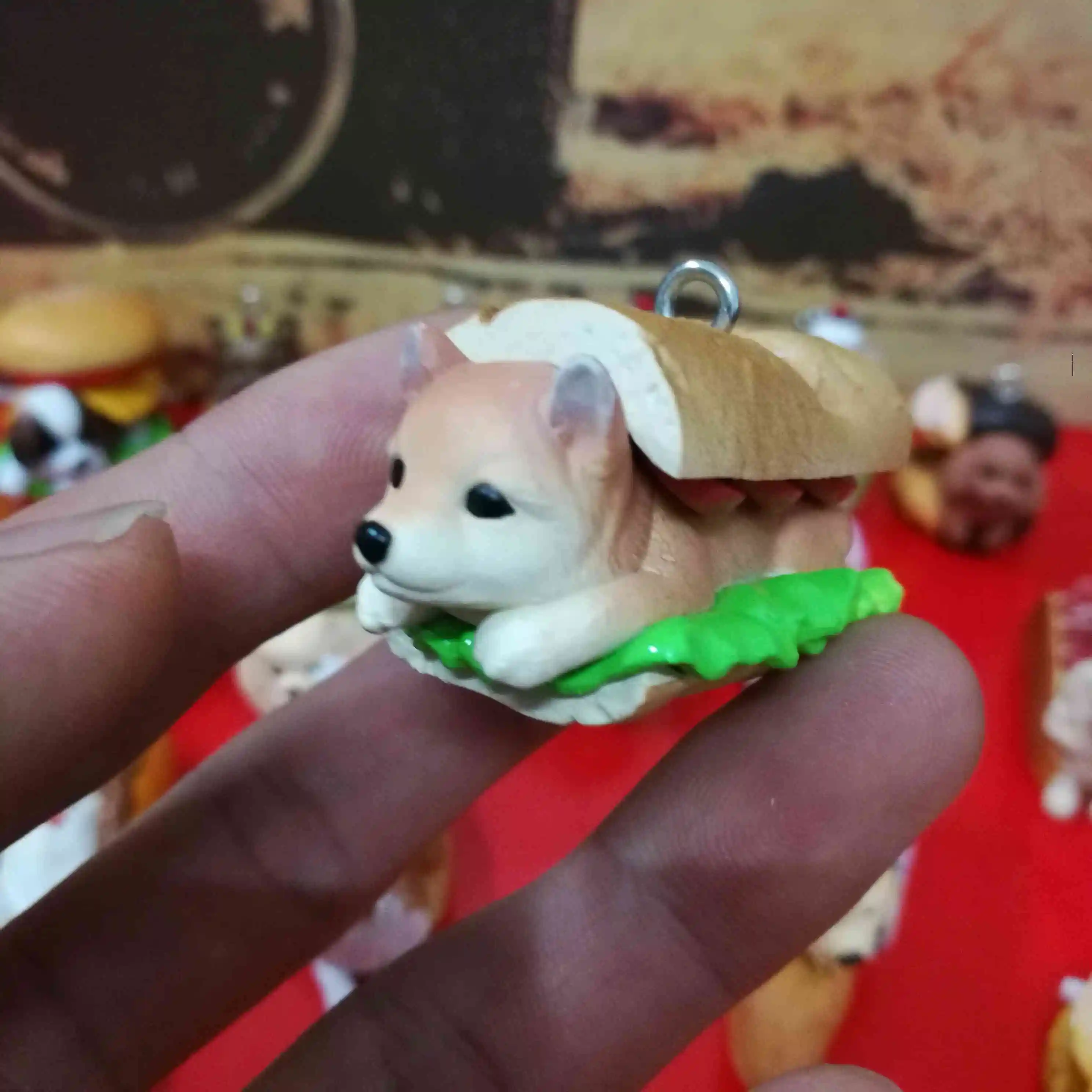 Cute snack dog fruit dog bread dog snack Cat Series twisted eggs qiqukuwan