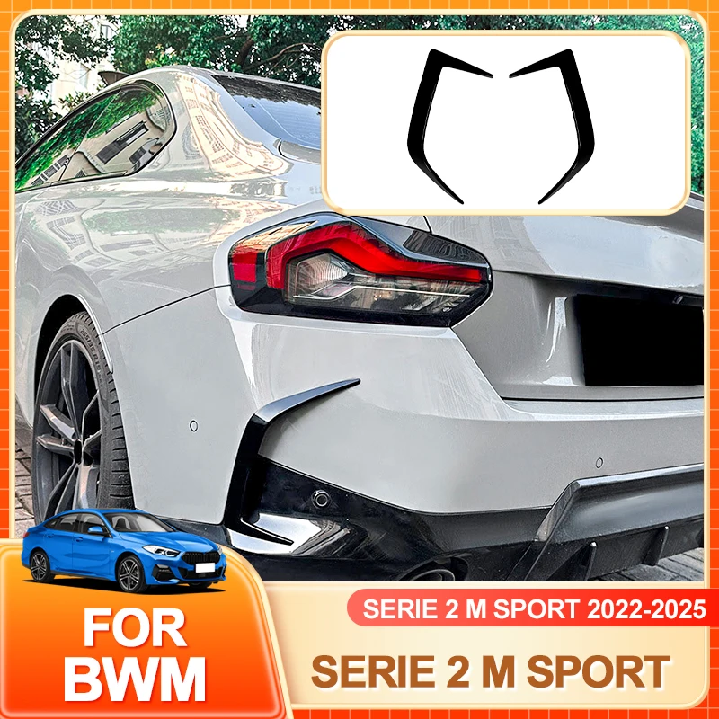 

Glasses Holder Hot Rear Bumper Splitter Spoiler Air Vent Cover Spoiler For BMW 2 Series G42 M Sport 2022 2023 2024 2025 BodyK