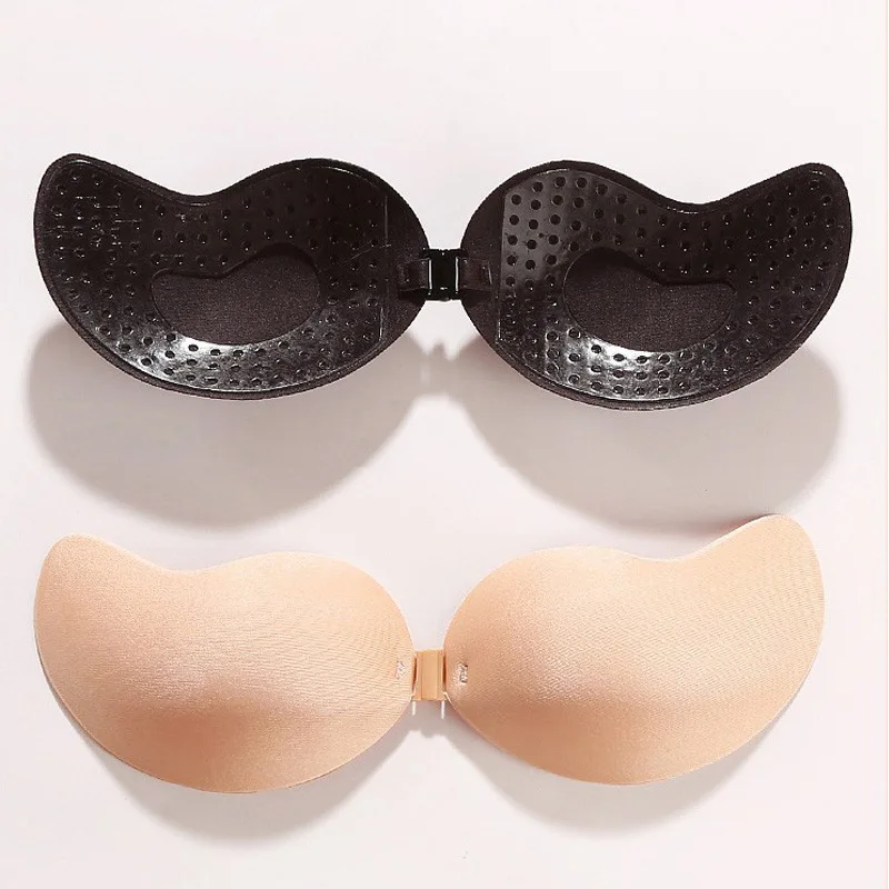 

Mango bra silicone wireless invisible underwear strapless breast stickers thin wedding dress bra push-up nipple covers