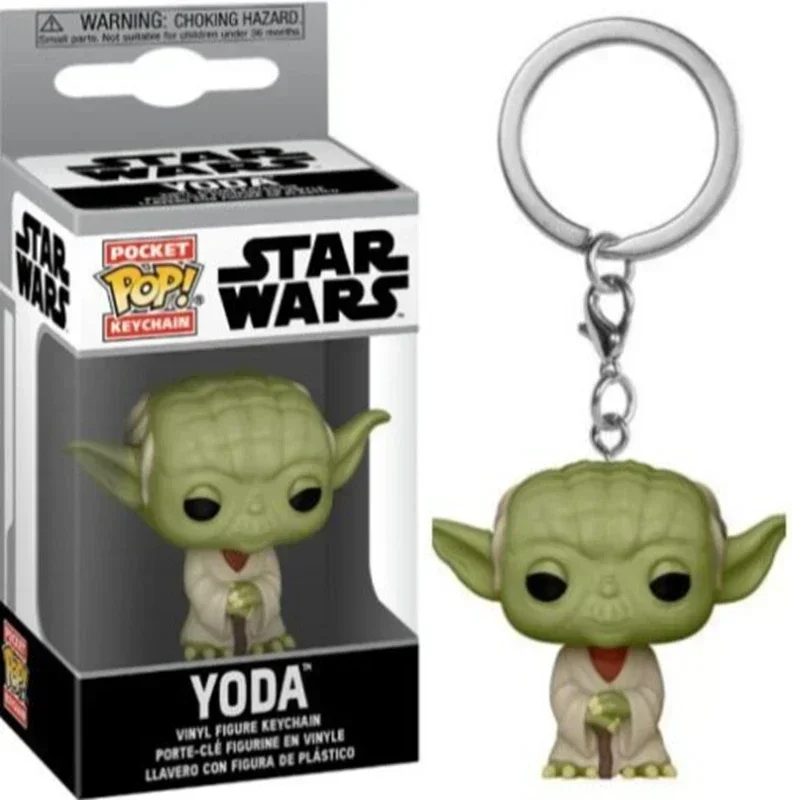 FUNKO POP Star Wars Hera Syndulla AHSOKA BO-KATAN Leiya IG-11 Chubacca R2-D2 Darth Vader Stromtrooper Pocket Pop Keychain Toys