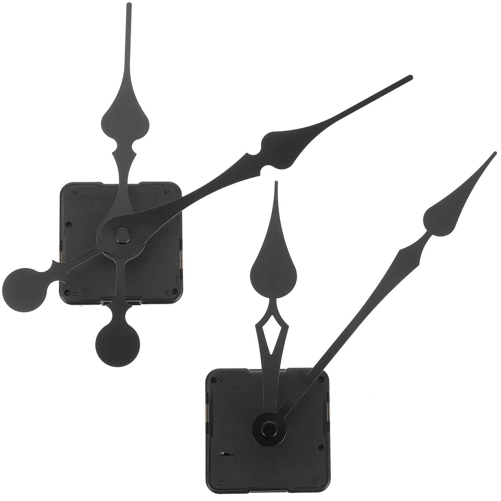 

2Sets Quiet Quartz Clock Movement Durable Replacement Parts for Hanging Wall Clock Mechanism DIY Pointer Accessories Kit