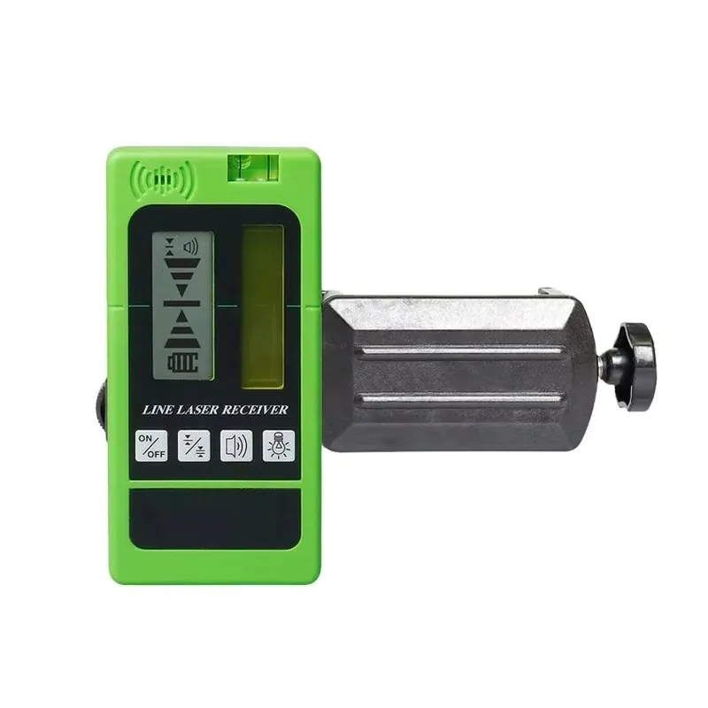 

Rotary Laser LEVEL Receiver Outdoor Laser Detector Pulsing Detect Red/Green Beam Cross Line Rotary Laser Receiver