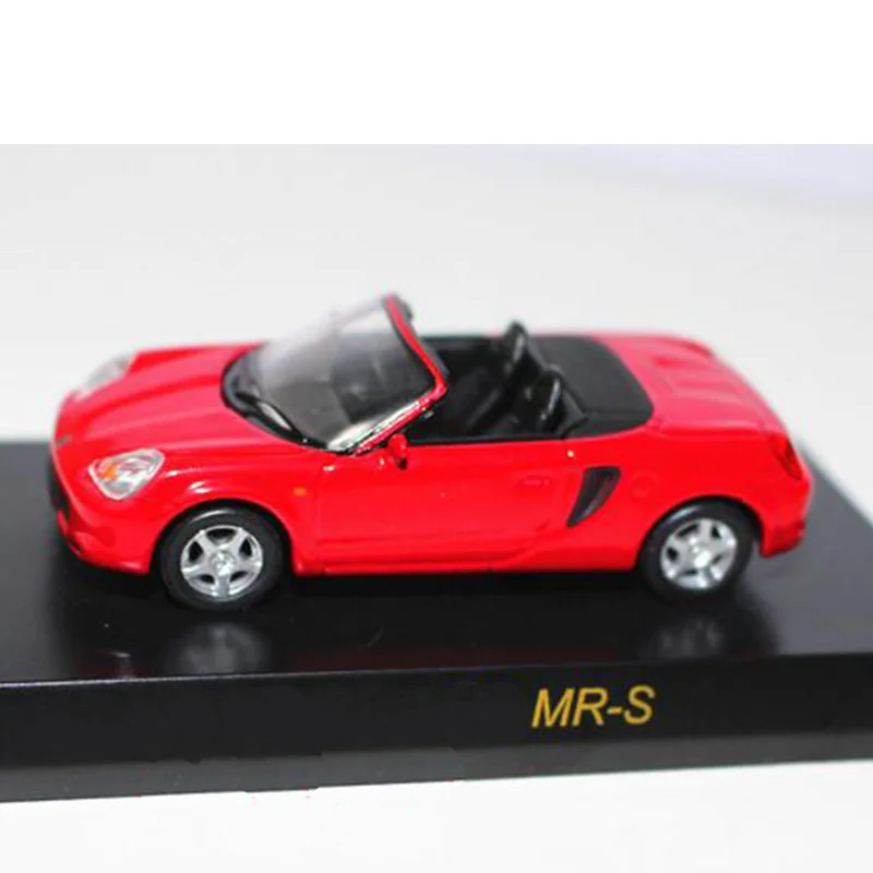 Diecast Original 1:64 Scale Alloy Kyosho Red MR-S SW20 Mini Toy Car Simulation Classic Model Hobby & Collectibles Souvenir Gifts