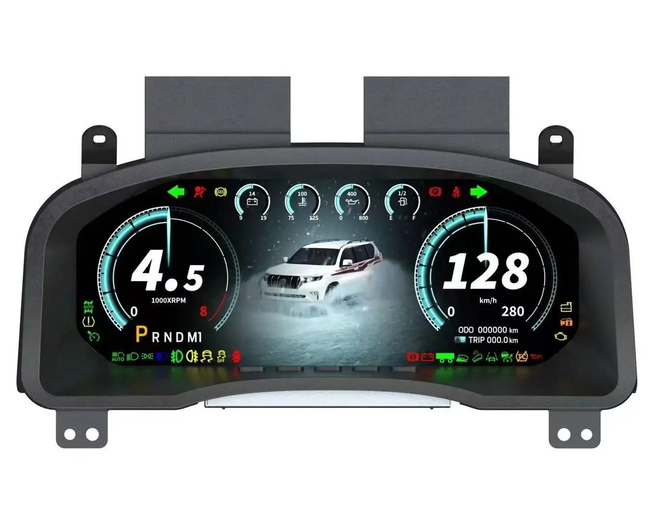Car LCD Digital Speedometer Auto Meter Dashboard Panel Cluster for    Land Cruiser Prado 120 LX470 2003-2010