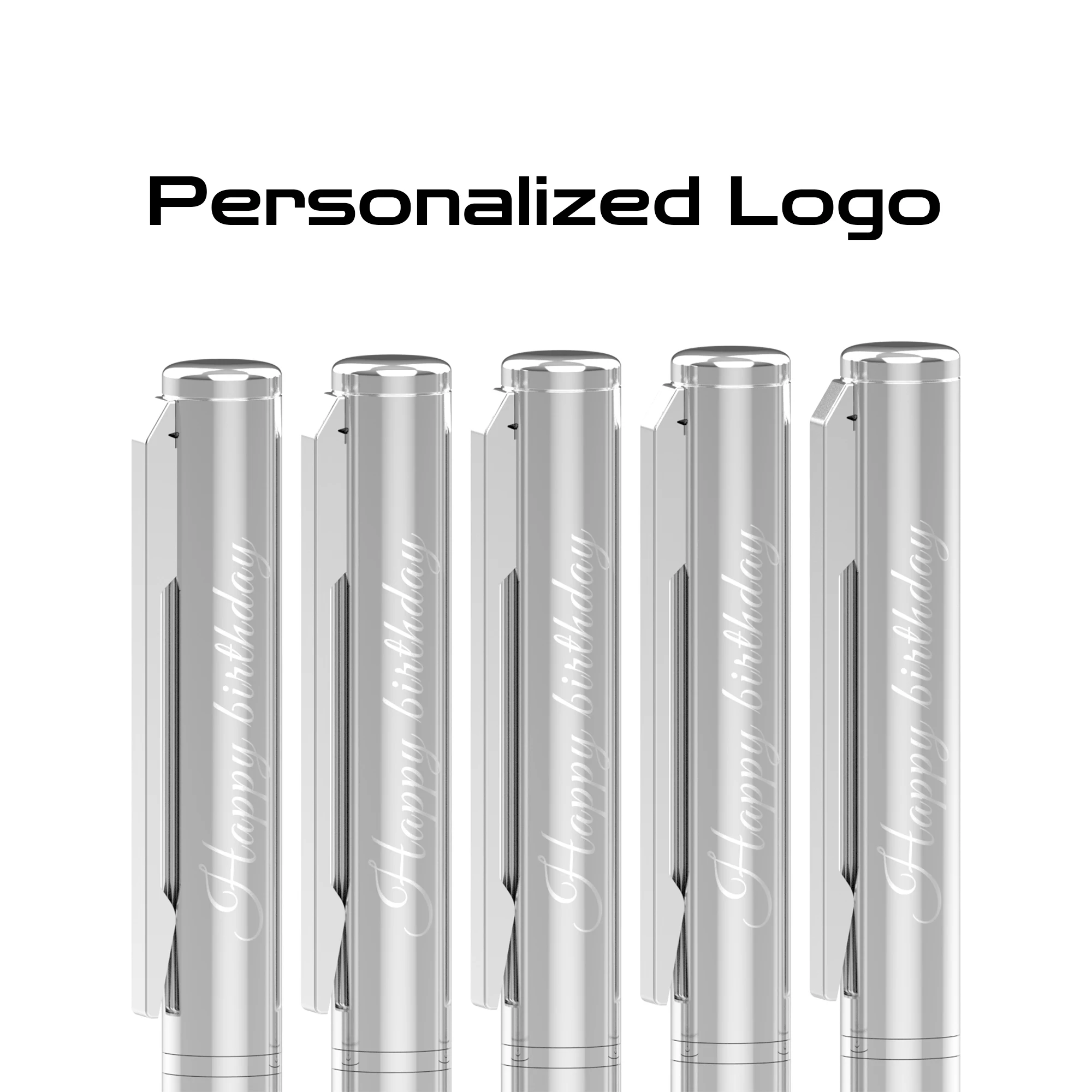 Custom Logo Mini Metal Ballpoint Pen Personalized Items 2024 Metal Stationery Supplies School Office Writing Teacher Cheap Stuff