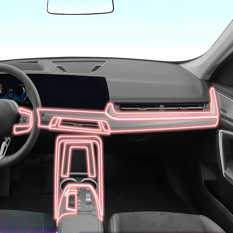 

FOR BMW IX1 23-25 Dashboard Film Anti-Scratch Car Interior Screen Protection Film Modification Suitable for