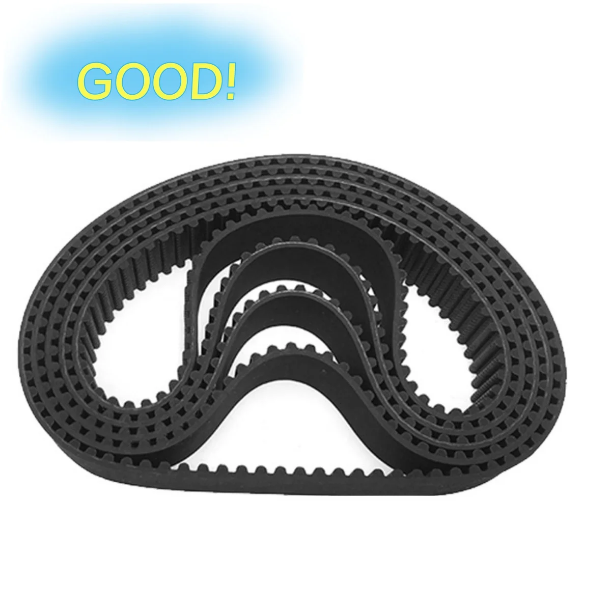 288/294/300/302/308/320/336/348/350/360/376/mm 2GT Timing Belt Length GT2- 6mm/10mm Drive Toothed Belt Closed Loop Rubber