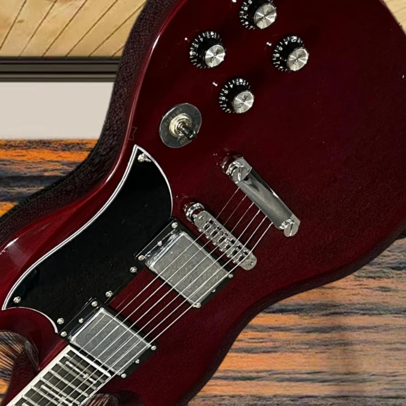 

40 Inch Wine Red New Guitar Lightning SGSSW Electric Guitar Strong Explosive Power Strong Free Shipping
