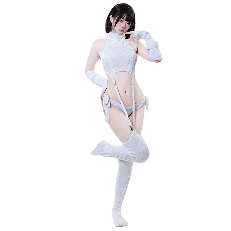 

virgin destroyer sweater dishwasher Cosplay Costume Anna Lydia Destroyer Sweater Sexy White Sweater BOCCHI THE ROCK cosplay