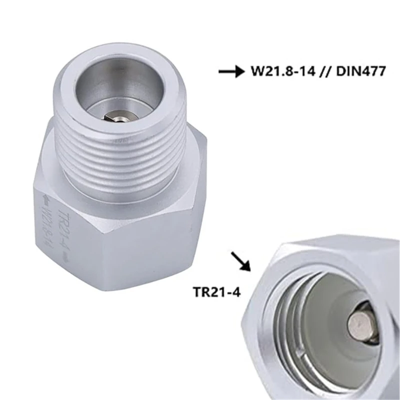 Water Bottle Adapter Easy to Use Adapter TR21.4 to W21.8 Connector Regulator