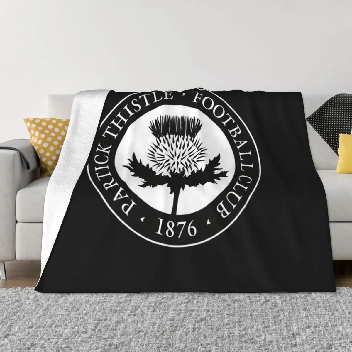 Partick thistle scottish football sports fans Throw Blanket Summer Loose Hair Blankets