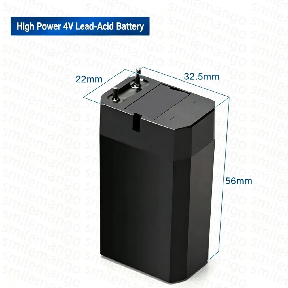 Akumulator kwasowo-ołowiowy 600mAh, akumulatory do wielokrotnego ładowania, lampa LED, reflektory, latarki, elektryczna packa na komary — zdjęcie produktu 4
