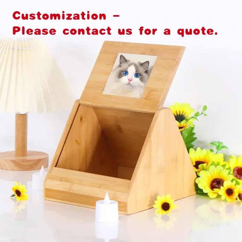 custom.Premium Quality Triangular Pet Urn Funeral Supplies