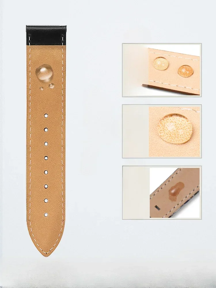 Quick Release Ancient Style Soft Comfortable 18 20 22mm Watch Strap for DW Genuine Leather Men Women Straight Interface Wrist