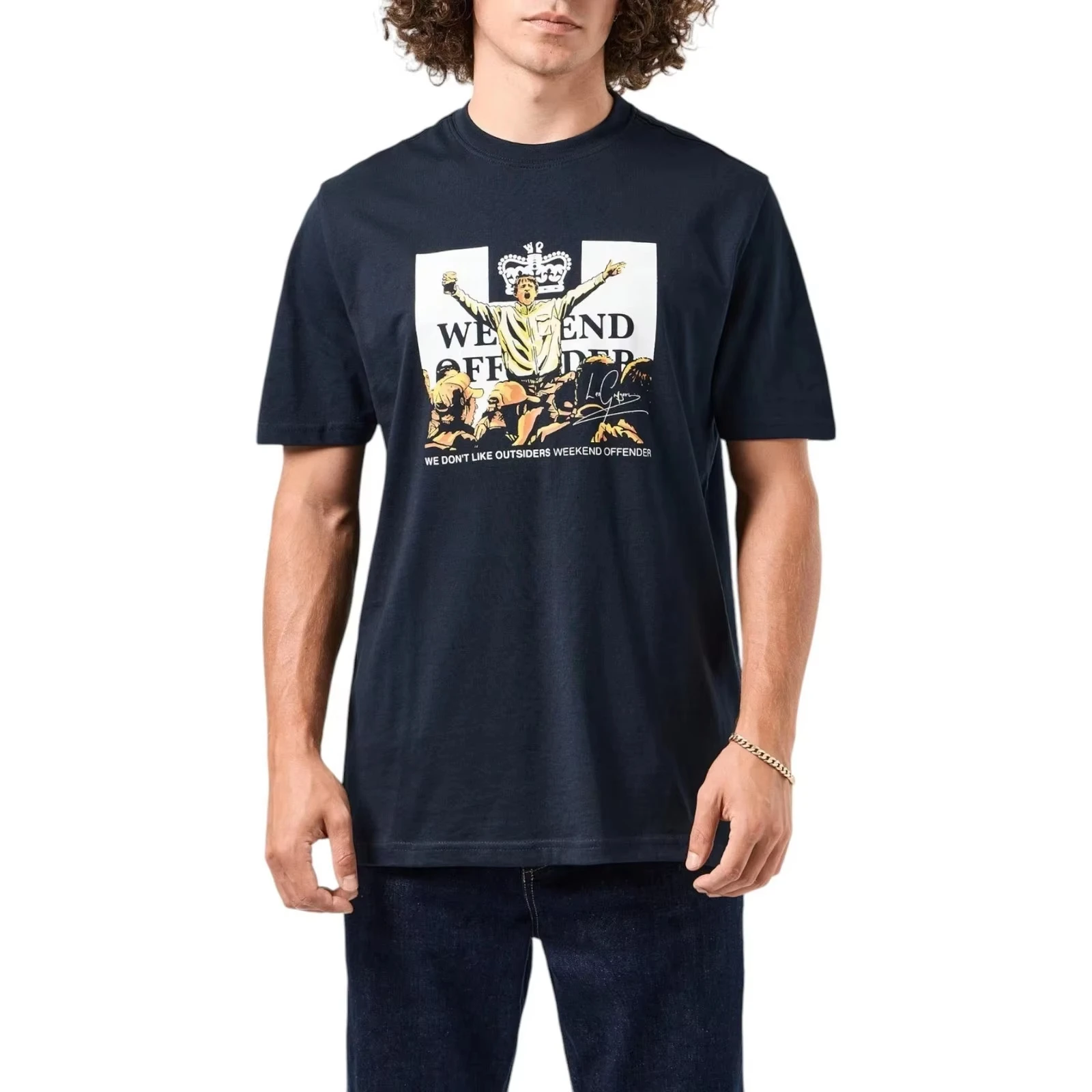 New 2026 Weekend Offender Leo Gregory Graphic Mens T Shirt Short Sleeve Crew Neck Cotton
