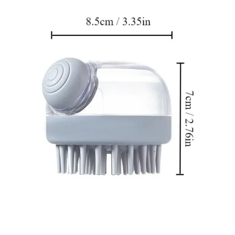 Silicone Pet Bathing Massage Brush 6