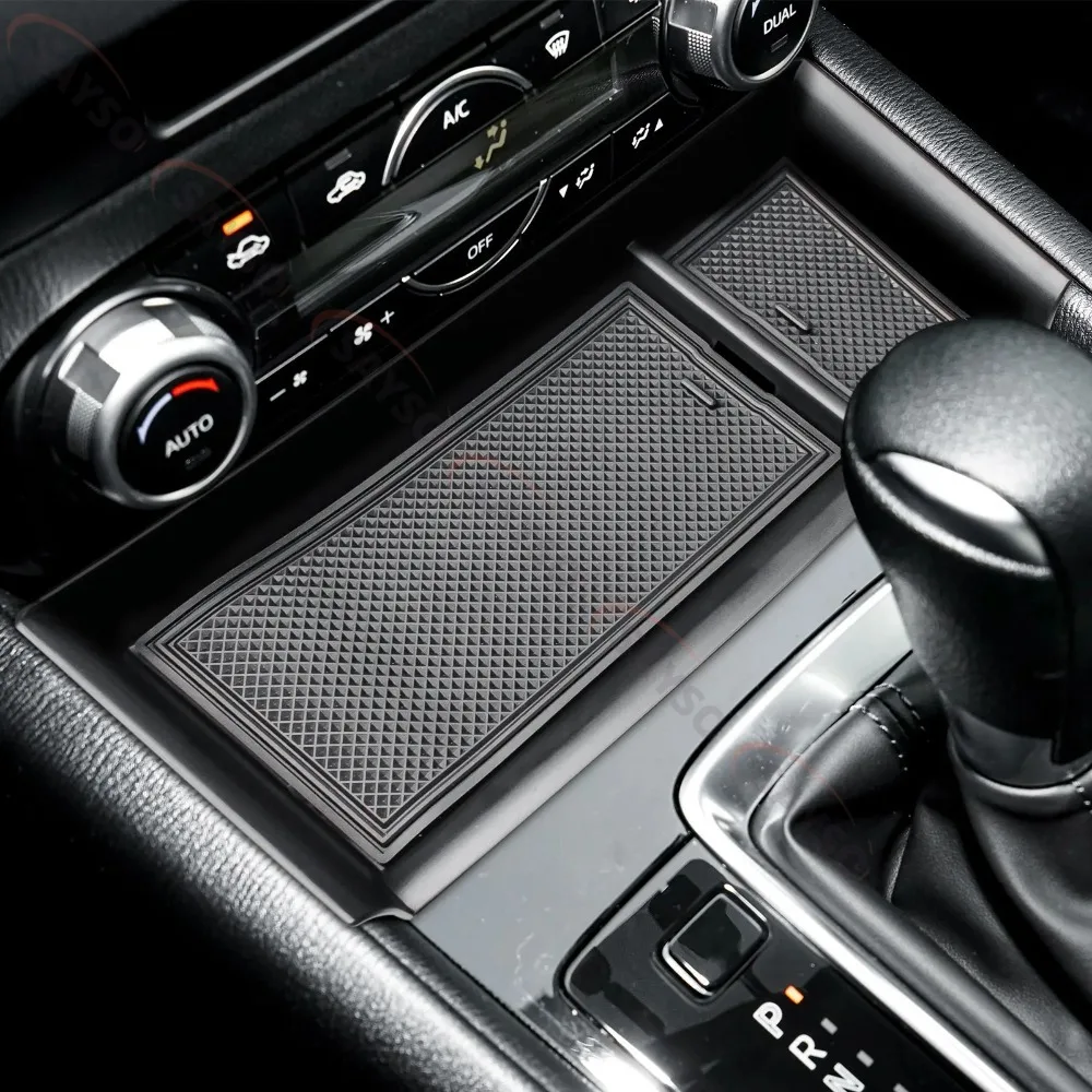 Mittelkonsolen-Organizer vorne für Mazda CX-5 22-25 – Münzhalter, Schalthebel-Organizer, vordere Aufbewahrungseinlagen, Armlehnenbox – Detail 5