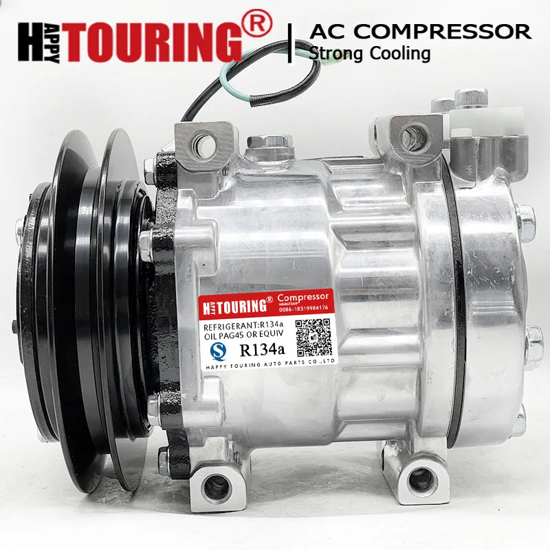 SD7H13 air conditioning ac compressor for Komatsu WA320 Kobelco SK130 SK250 SK330 189-2746 8947 7360 TDKR151310S TDKR151350S