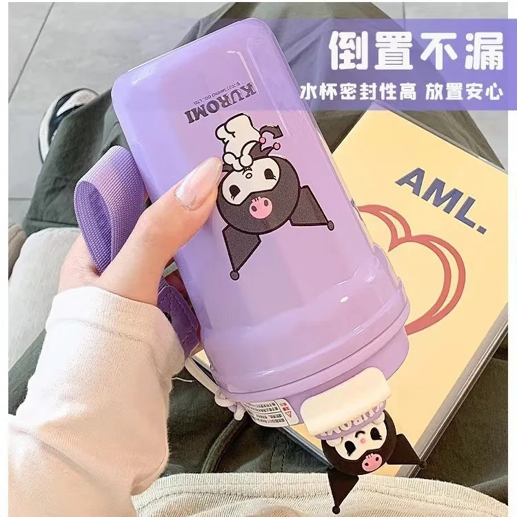 Sanrios Hellokitty Cartoon Coffee Cup Sus304 Kuromi Insulated Cup Pochacco Cute Water Cup Kawaii Cup for Lovers Anime Cup Gift