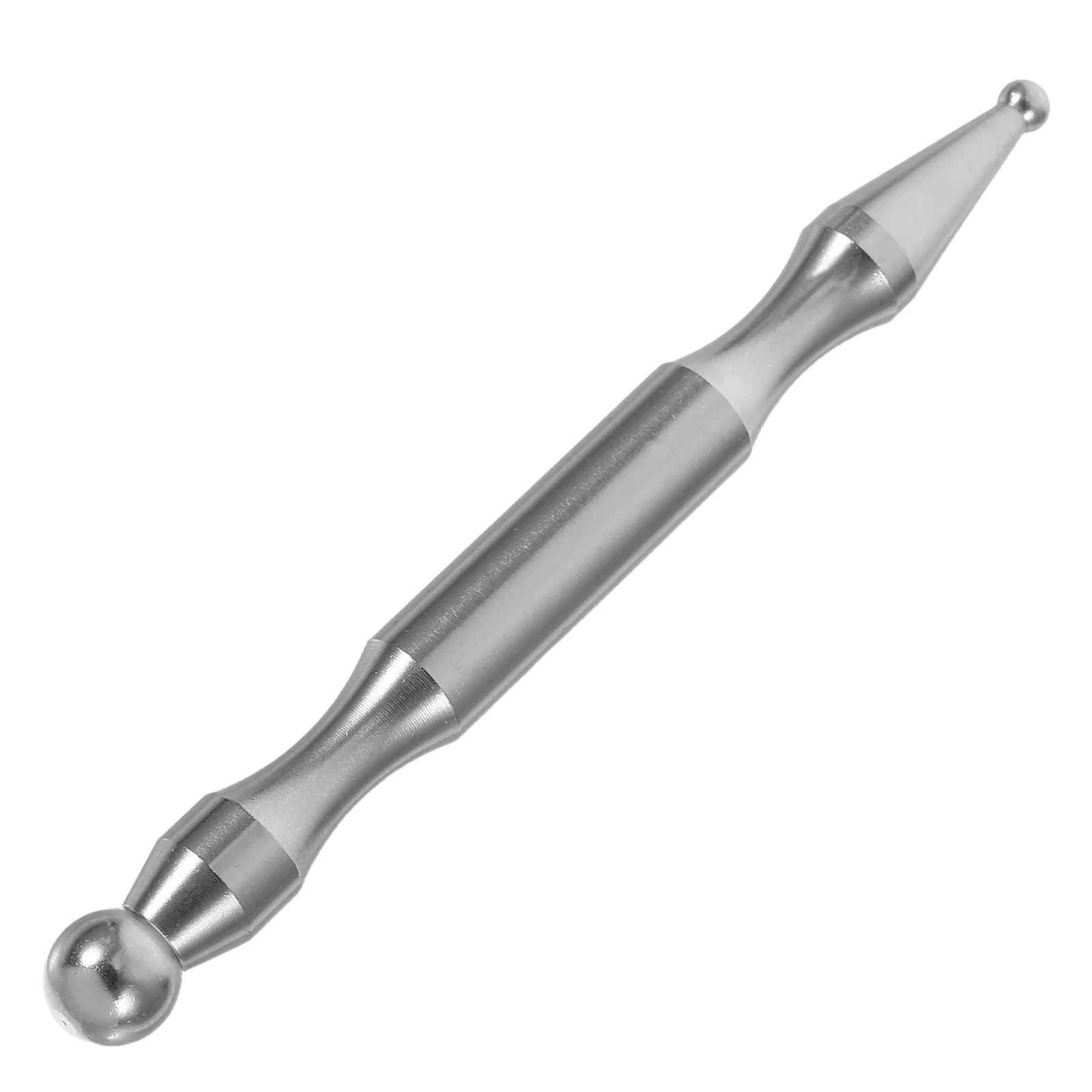 

Stainless Steel Massage Rod Deep Tissue Trigger Portable Acupressure Tool Silver Foot For Neck Back Legs