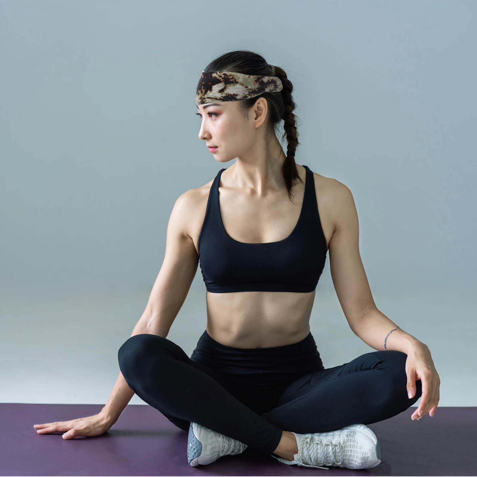 

4 Pcs Yoga Running Headb s Women Men Non Slip Sweat Wicking Breathable Elastic Sport Fitness Accessories Cooling B