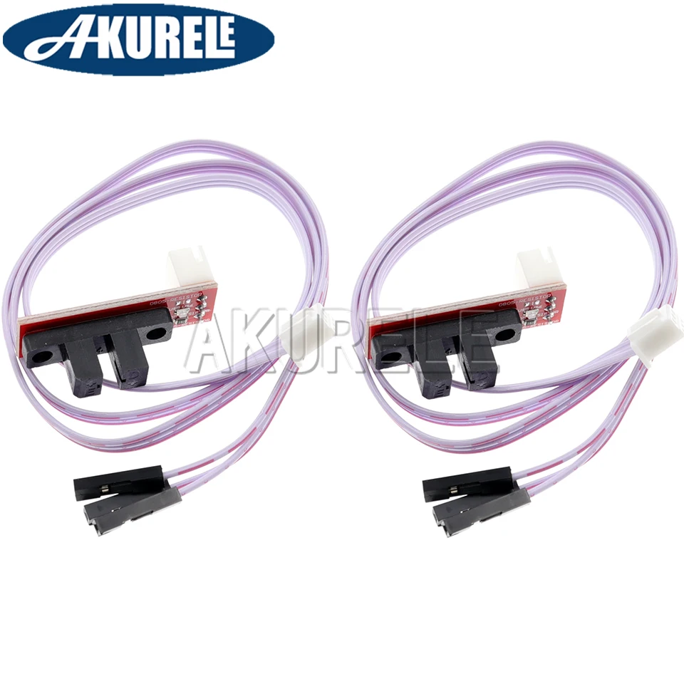 2pcs Optical Endstop Sensor Optoelectronic Limit Switch Module Reprap Photoelectric End Stop Switching 3d Printer Accessory