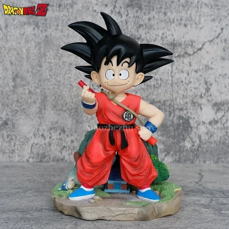 

Dragon Ball Goku Childhood Son Goku 19cm Action Anime Figure Training Yeah Pvc Statue Model Collection Toy Ornamen Birthday Gift