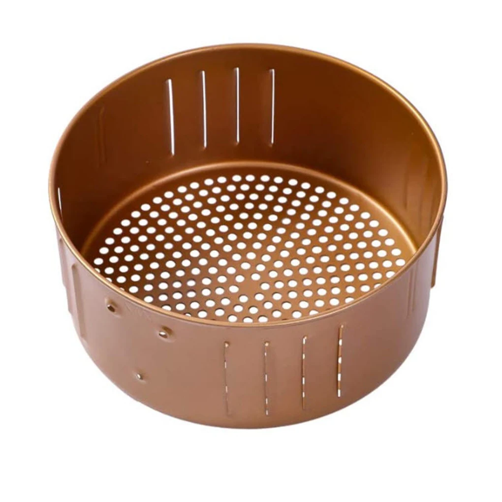 Convenient Air Fryer Replacement Basket For Cooking Large Capacity Air Fryer Cast Iron Basket