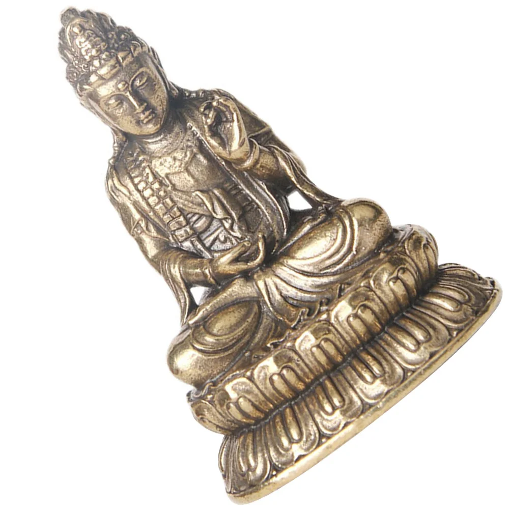 تمثال نحاسي حرفة زخرفية عتيقة للمنزل معبد سطح المكتب ديكور ريترو زينة غرفة المعيشة حديقة شرفة