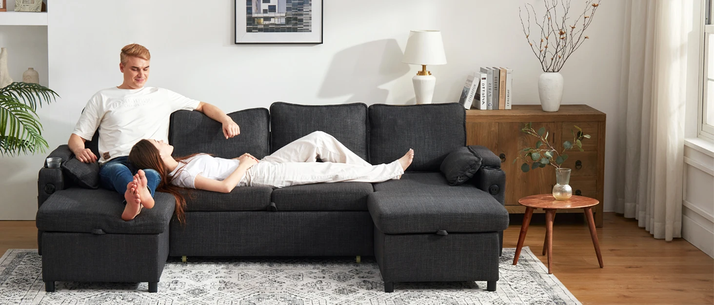 u shape sofa couch