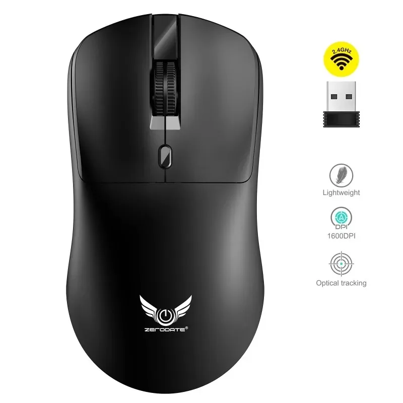 2,4G Drahtlose Maus Gaming Maus Ergonomische Mäuse 800-1200-1600 DPI Maus Wiederaufladbare Büro Mäuse für PC Laptop macbook Pro – Detail 11