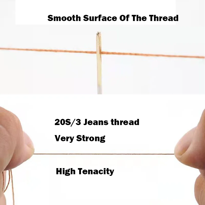 Sewing Thread 3000 Yards Polyester Sewing Thread For Jeans 20S/3 Thickness Industrial Sewing Thread Machine Sewing Accessories