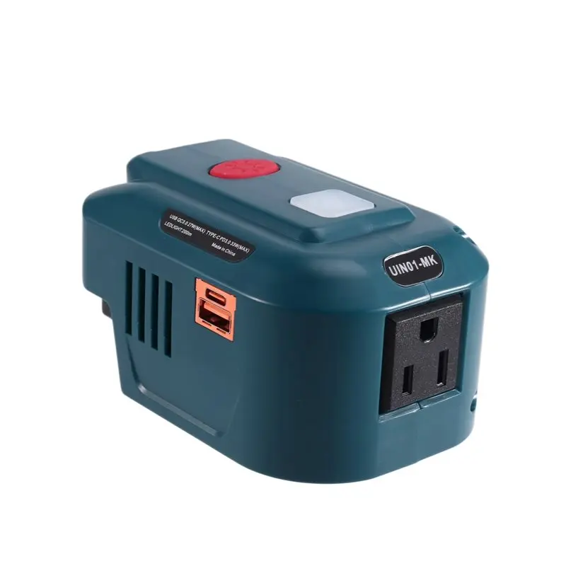 A76I-Power Supply Inverter 150W Portable For Makita 18V Lithium-Ion Battery Charger EU Plug