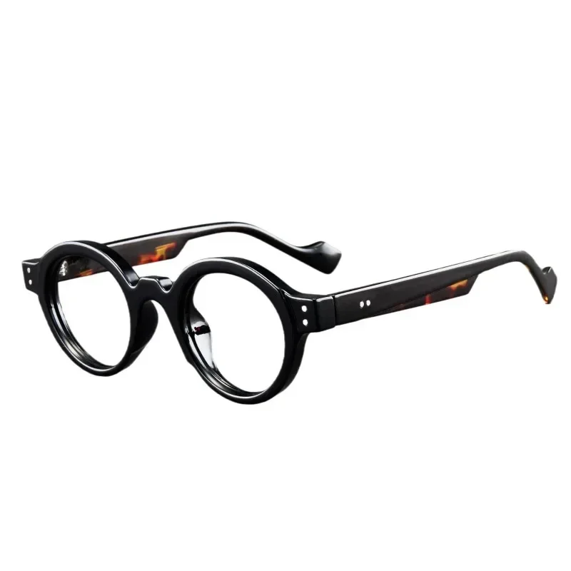 Lunettes de presbytie rétro pour hommes et femmes, en résine, degré de presbytie, verre, petit cadre rond, visage Hawksbill, tortue, lunettes de lecture