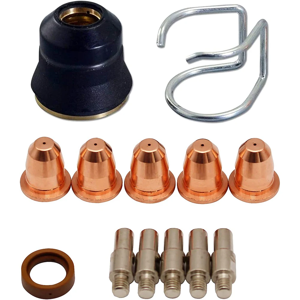 Complete Accessory Package for Trafimet Ergocut for plasma Cutters 13 Items Including Shield Cup PC0116 and Spacer Guide CV0010