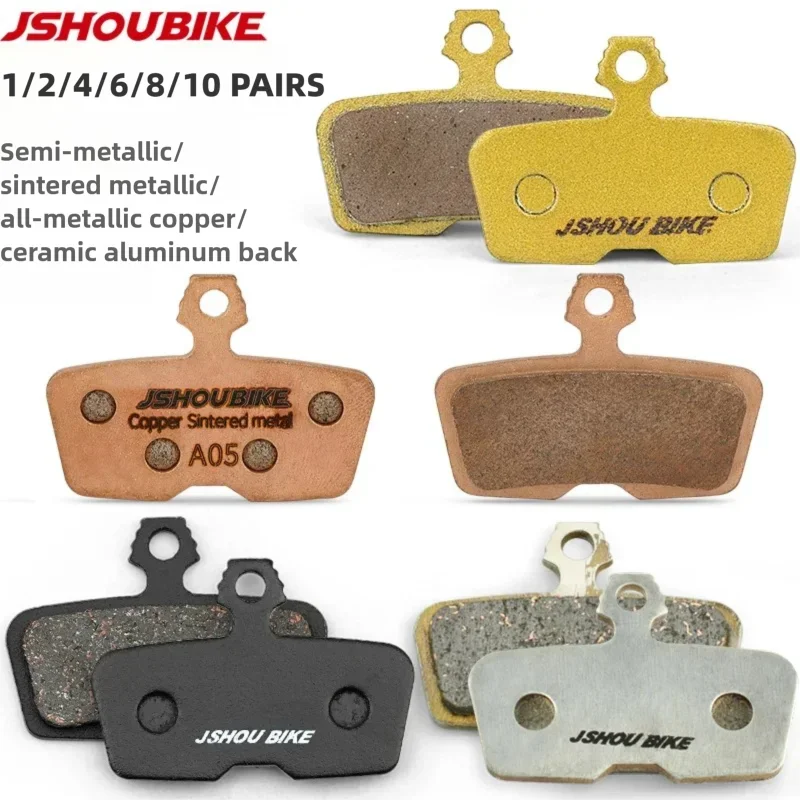 

JSHOUBIKE Hydraulic brake pads Semi-metal/All-metal copper/Sintered Metal/Ceramic for SRAM CODE,DB8, G2 RE, GUIDE RE Bike Part
