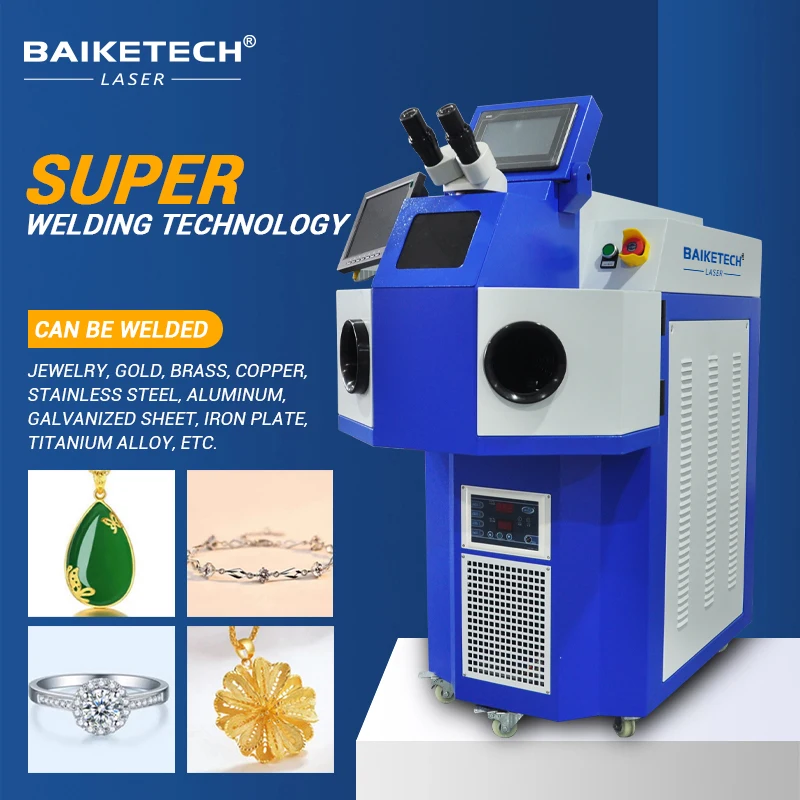 200W kleine spot YAG sieraden laserlasmachine voor goud zilver ketting solderen repareren sieraden machine