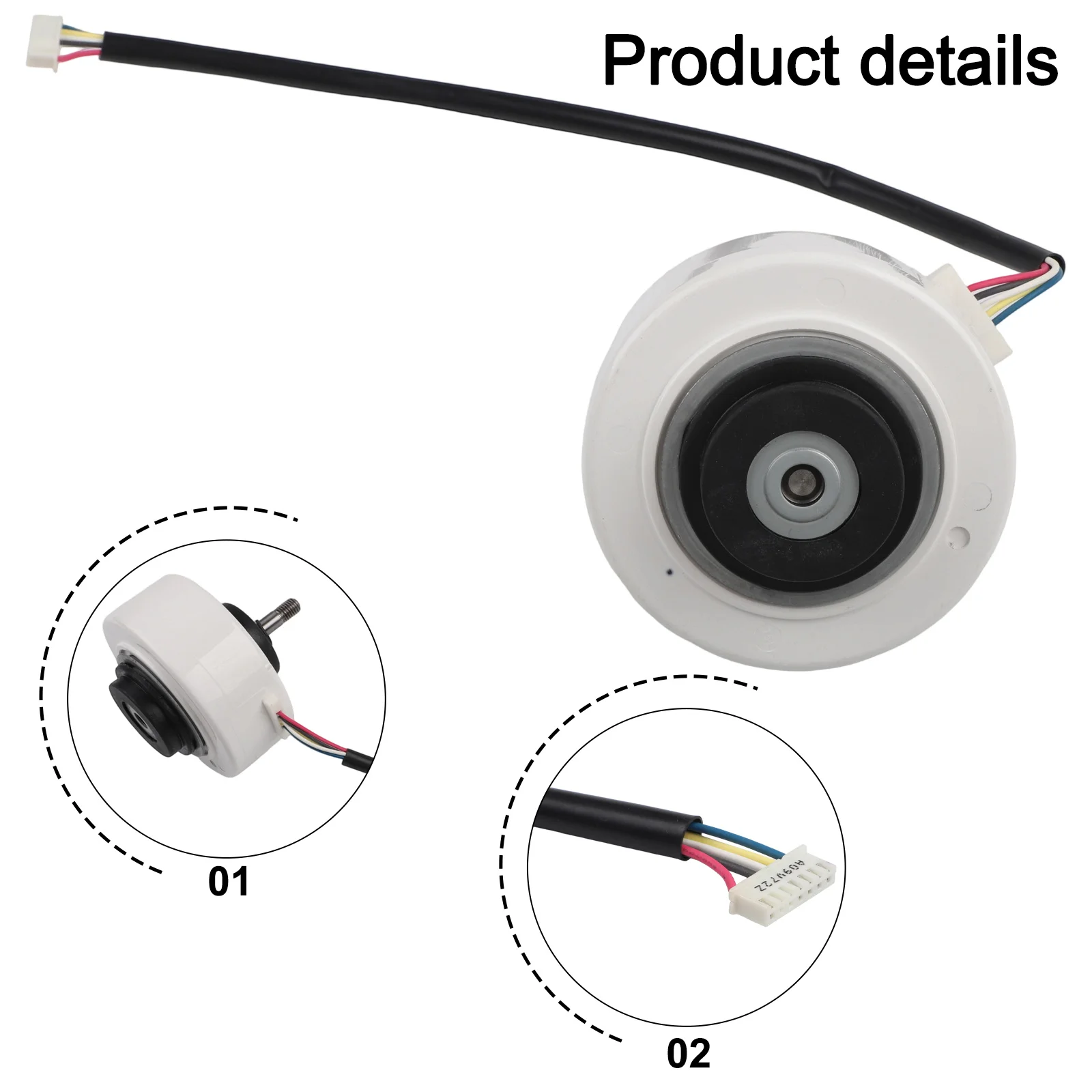 AC DC9V-72V Brushless Power Motor Direct Current High Reliability Speed Regulation Stable Performance For Wind Turbine
