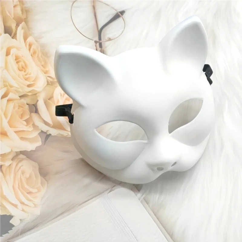Masques carnaval en forme visage pour femmes, Sexy, Halloween, Cosplay, Costumes d'animaux, accessoires carnaval,