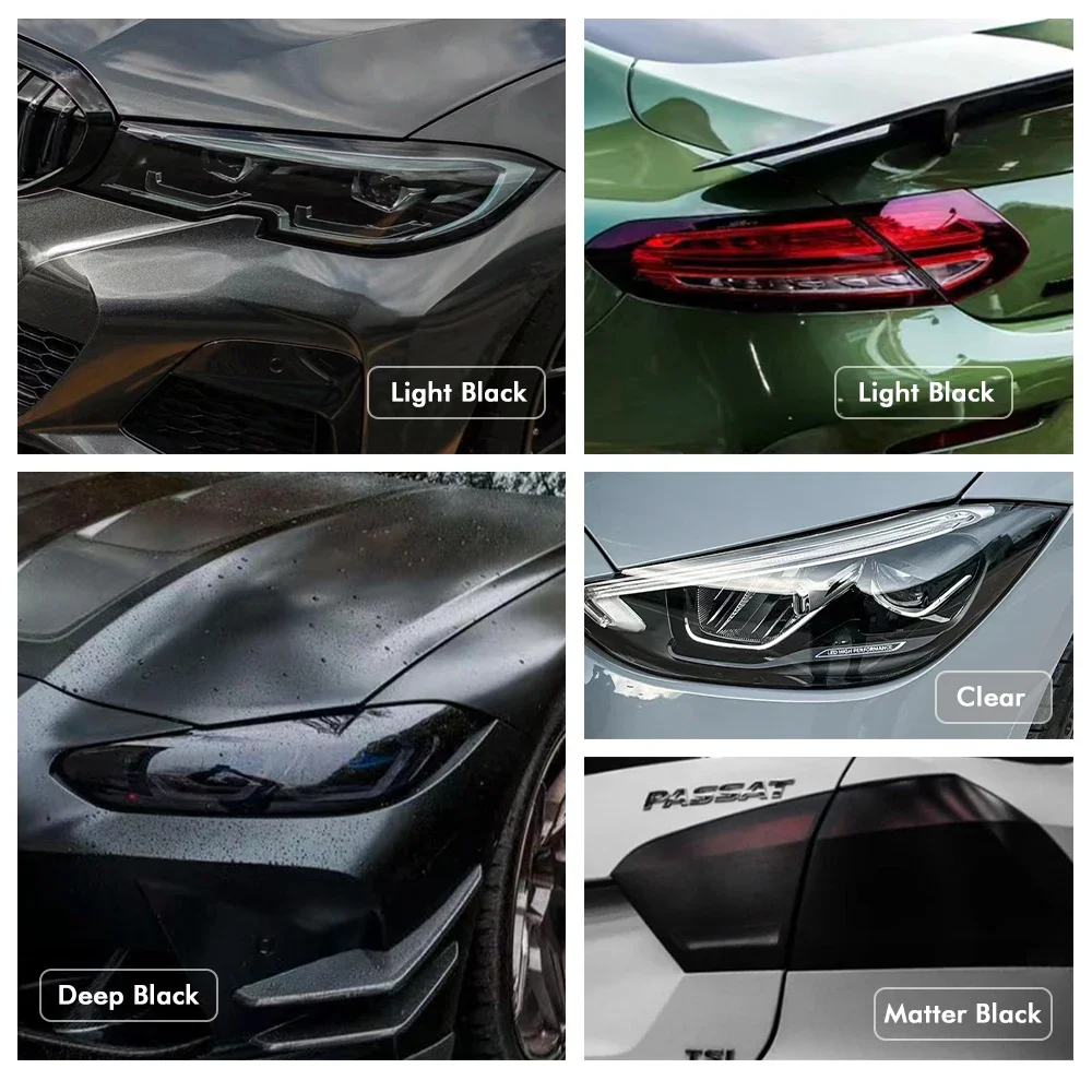

Vehicle Color Change Film Protective Film Glossy Transparent Light Black Smoke PVC Film Tone