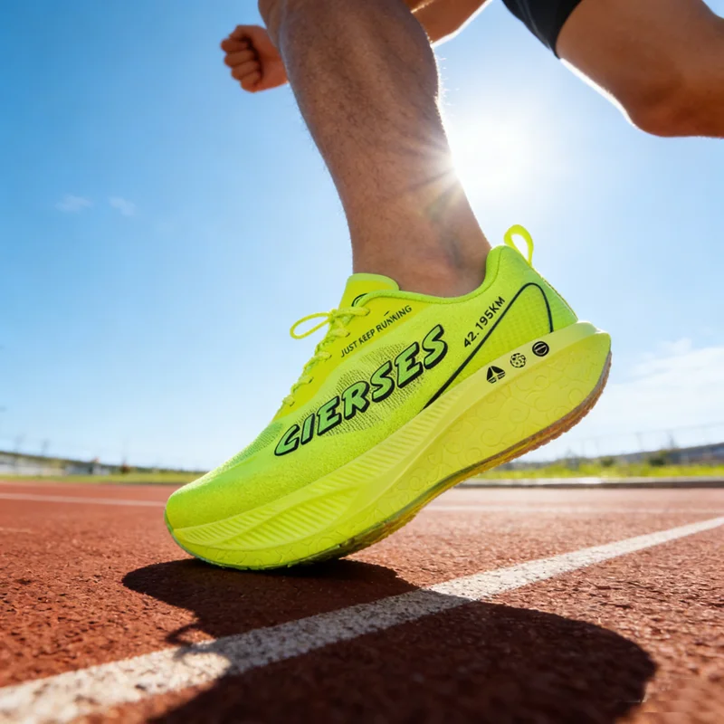 CIERSES WUKONG1.0 Running Shoes Full Marathon Carbon Plate Men Racing Breathable Cushioning Non-Slip Outdoor Women Sneakers