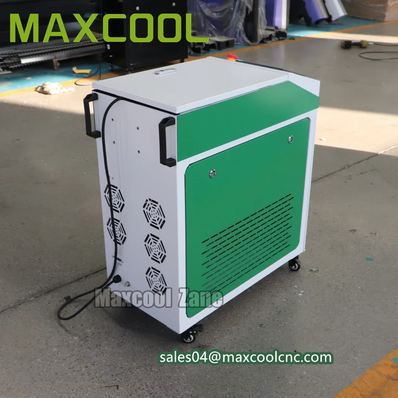 High Quality 200W 300W Air Cooling Pulse Laser Cleaning Machine For Remove Paint Rust Oil Graffiti On Wood Metal Aluminum Brick