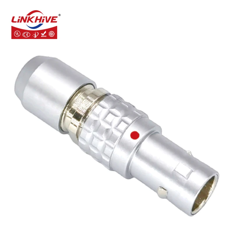 Push-pull Self-locking Short Straight Plug DGG 0B 2 3 4 5 6 7 9 12 Cable Clamps 32 42 52 56 Compatible with LEMO JGG Connector