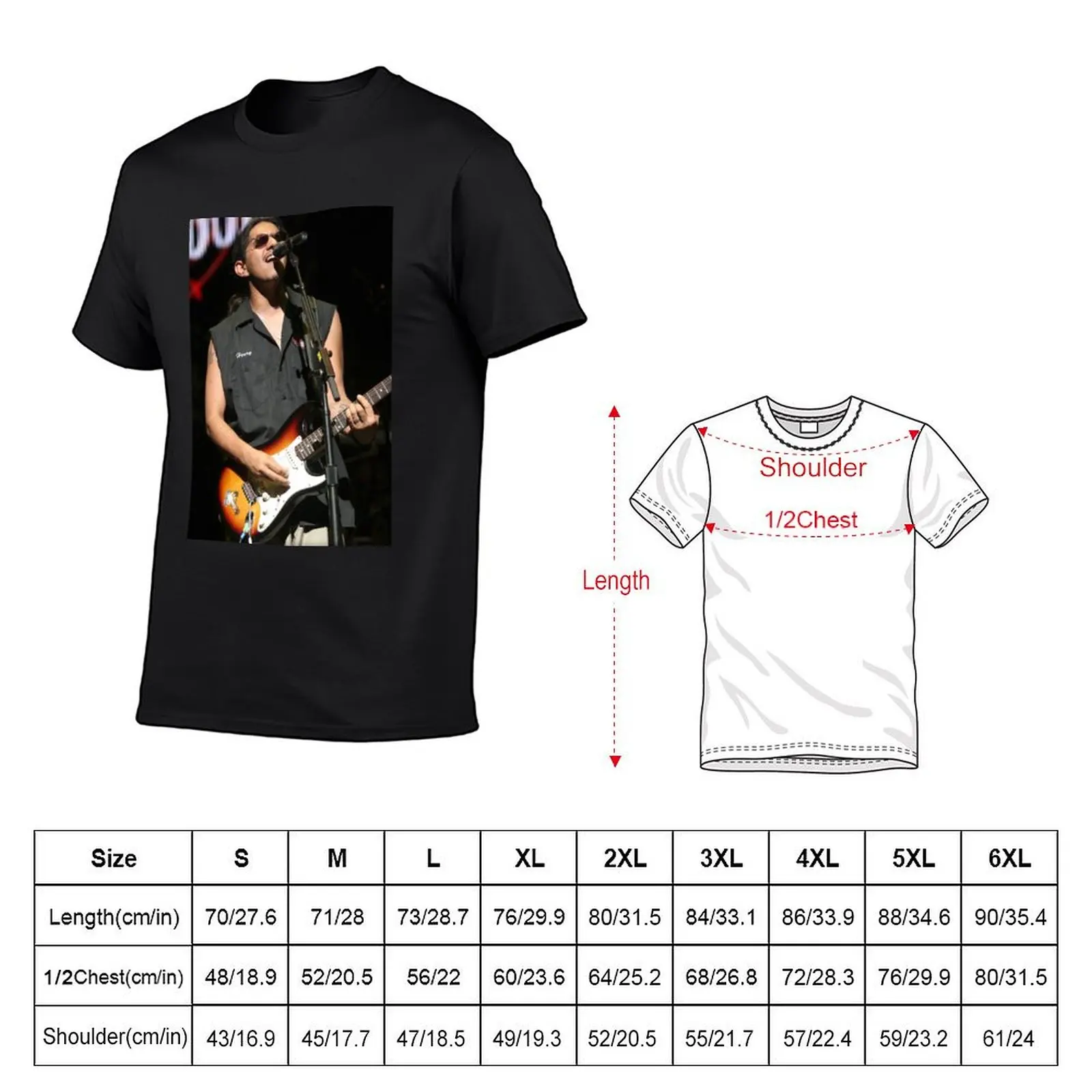 Henry Garza - The Los Lonely Boys - Photograph T-Shirt sublime anime tshirt mens plain t shirts