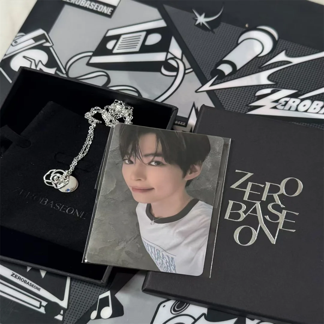 

Idol Boy ZB1 HANYUJIN Same Style Necklace Fans' Surrounding Area Minimalist Clavicle Chain ZHANGHAO Ricky Fans Gifts Collection
