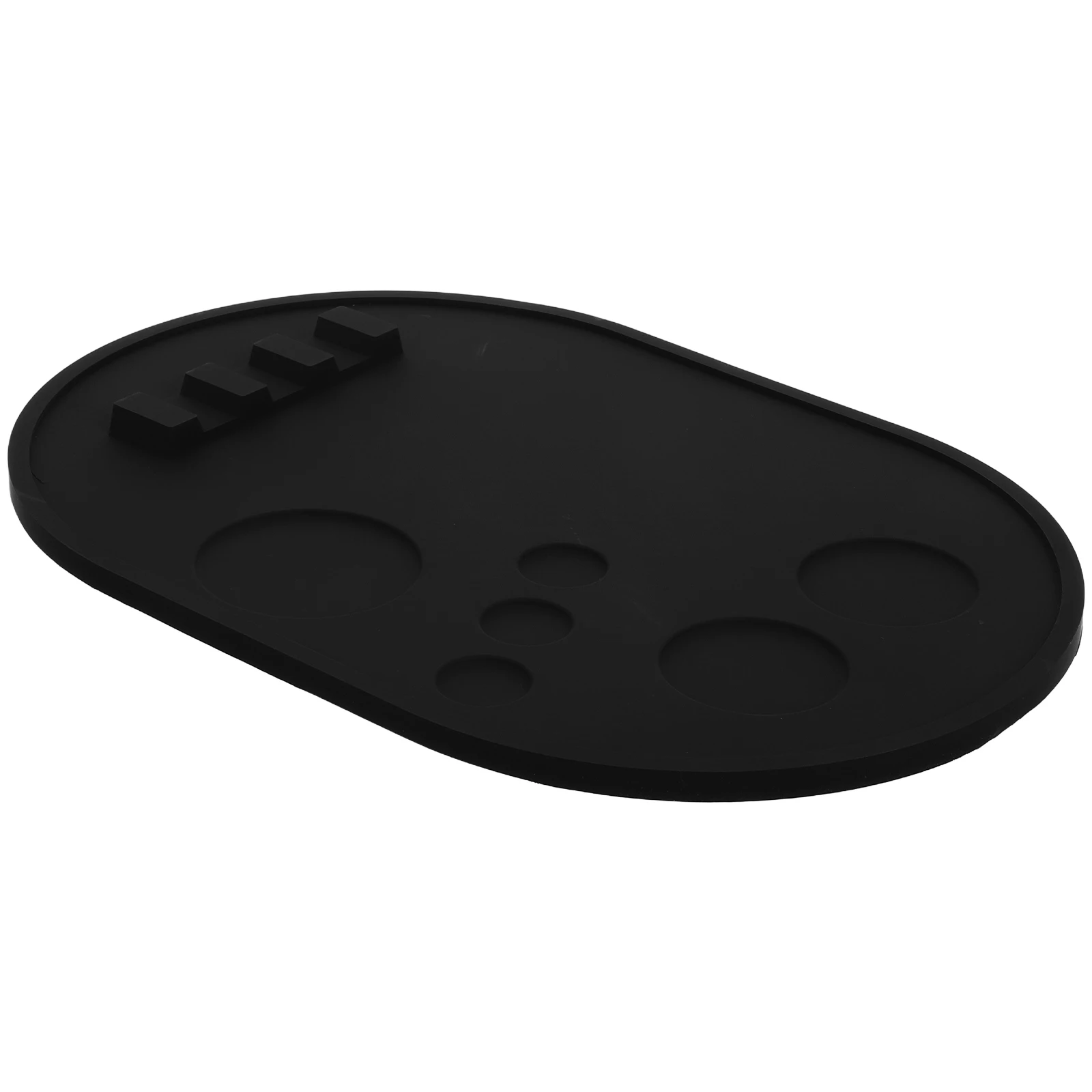 Tavolozza per miscelazione colori in silicone Fondotinta in polvere Smalto per unghie Porta pennelli da viaggio Tappetino multifunzionale antiscivolo impermeabile